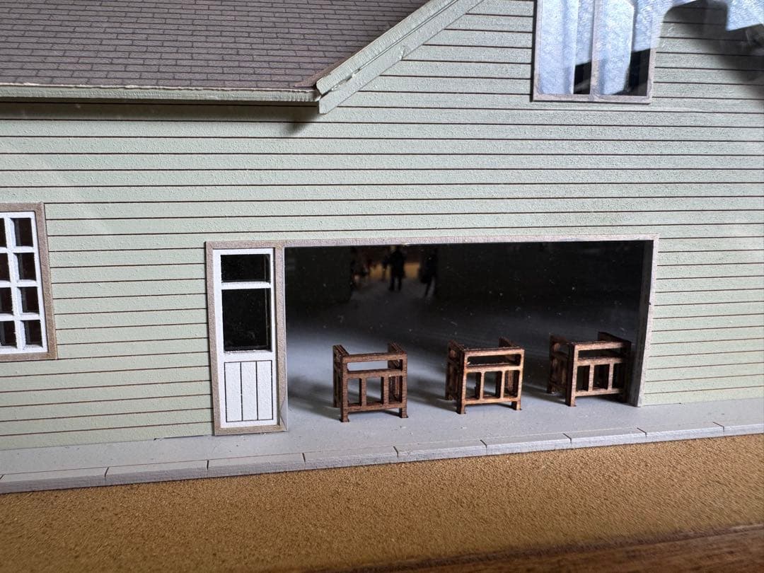 レモン様駅舎模型