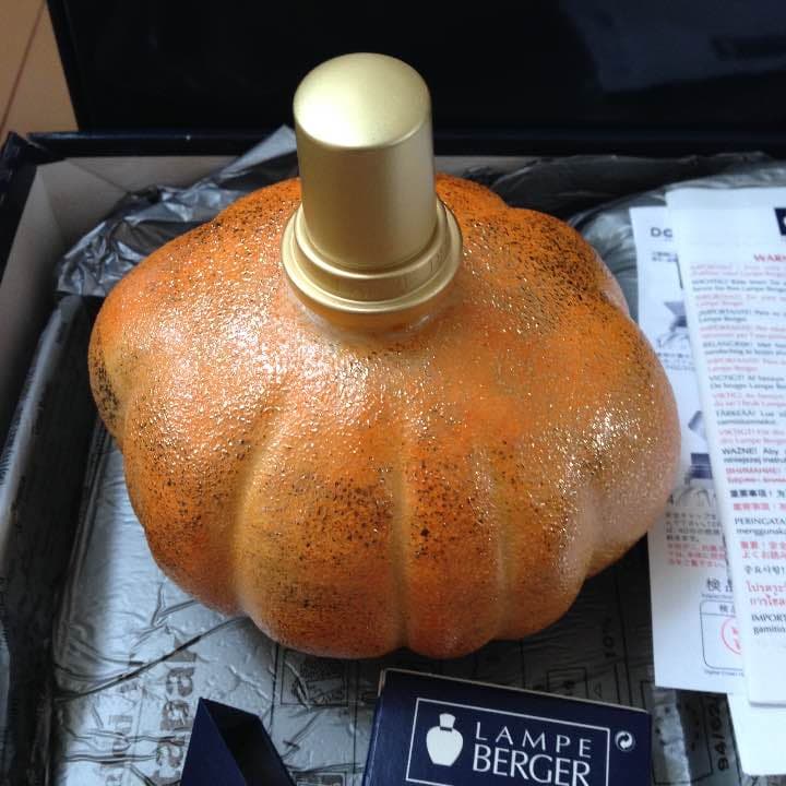 新品未使用 ランプベルジェ 金のカボチャ ランプ