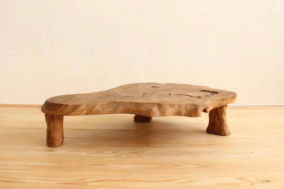 一枚板　ローテーブル