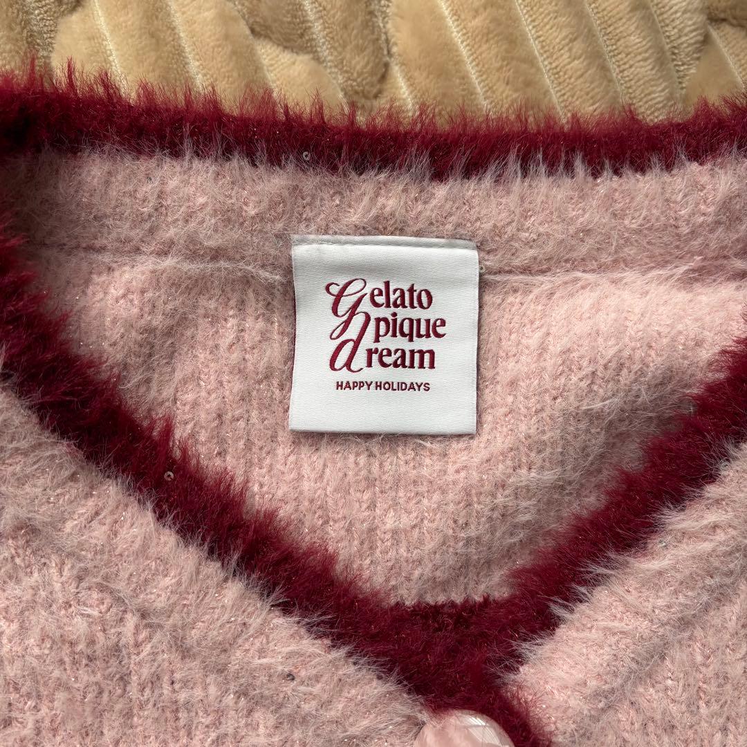 Gelato Pique カーディガン ピンク