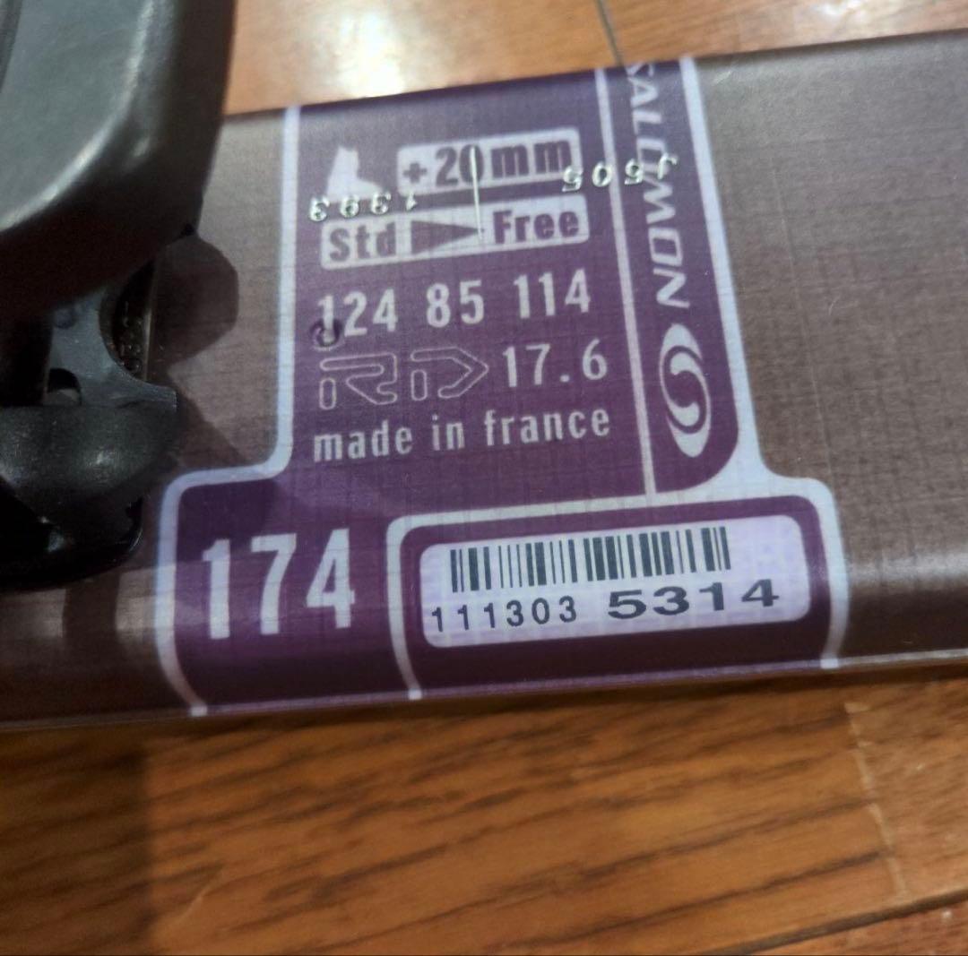 [送料無料] SALOMON フリースタイルスキー 1080 FOIL174cm