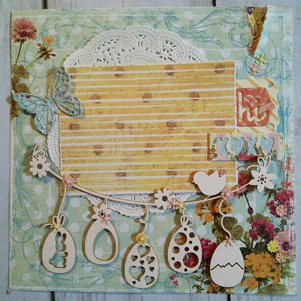 ★友子★スクラップブッキング キット 6インチ♪No.33