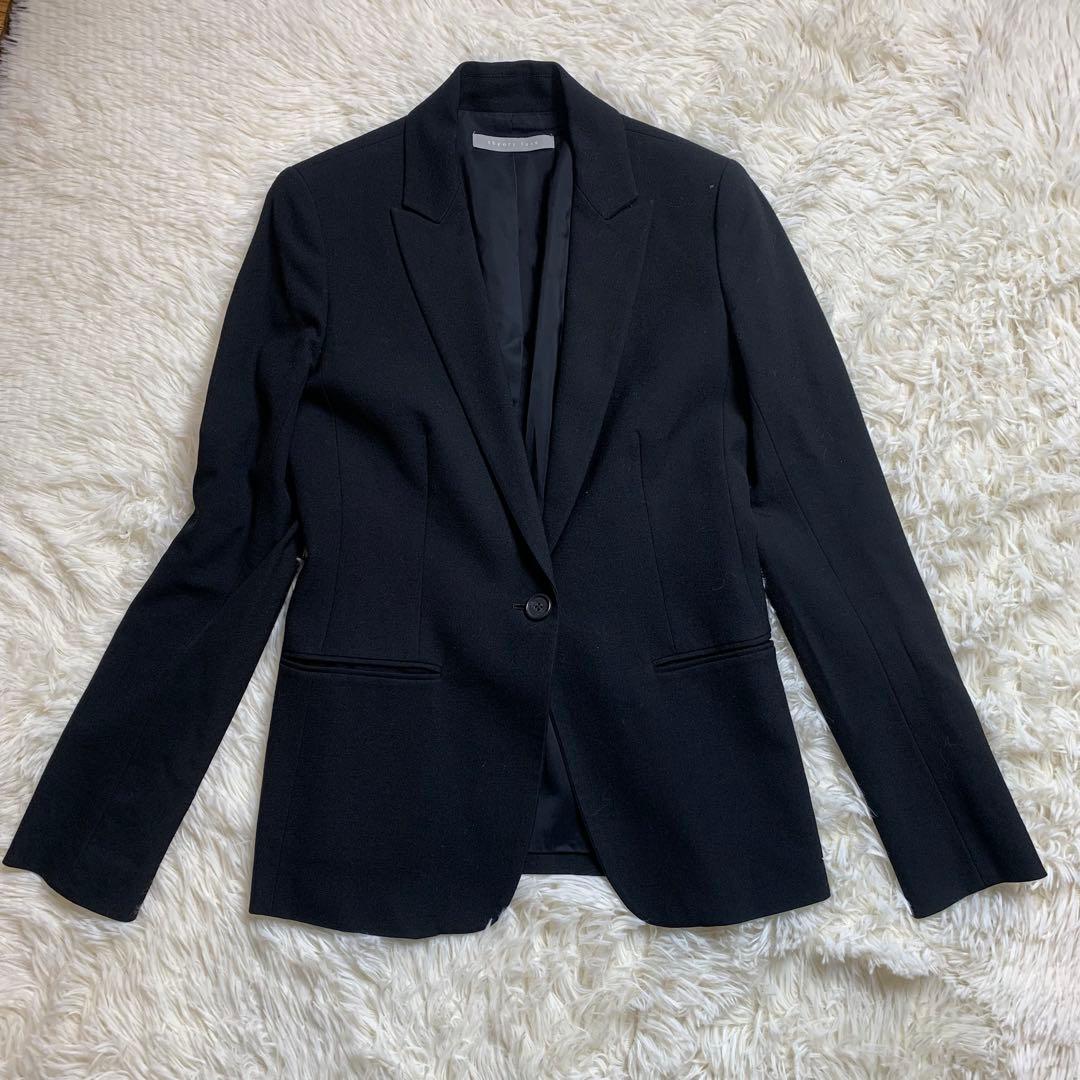 セオリーリュクス パンツスーツ ビジネススーツ Mサイズ 38 黒