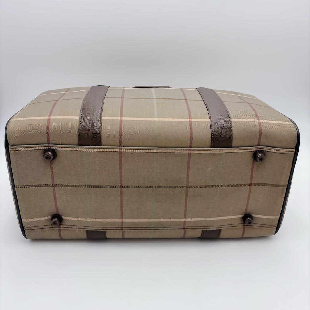 Burberrys’ ボストンバッグ 玉虫色　ヴィンテージ　旅行バック