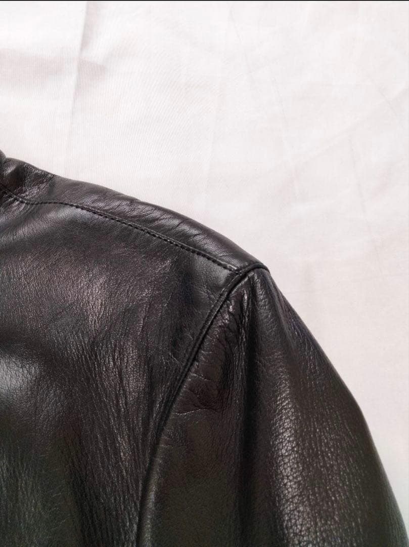 はーるおり　アニエスベー　レザージャケット　ナポレオンジャケット