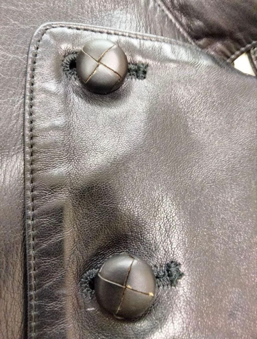 はーるおり　アニエスベー　レザージャケット　ナポレオンジャケット