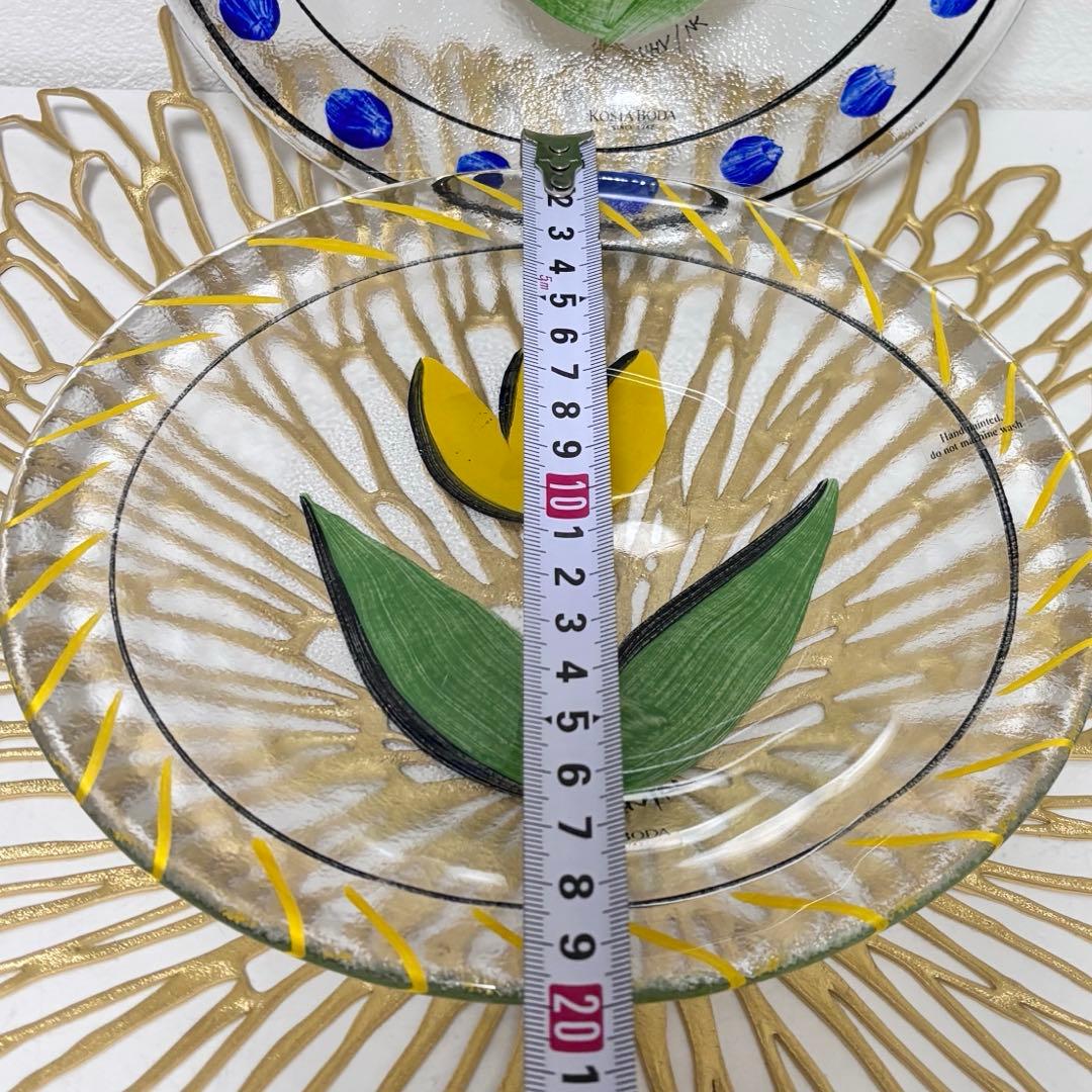 コスタボダ　ヴィンテージ　ハンドペイント　希少　２皿セット　海外にて購入