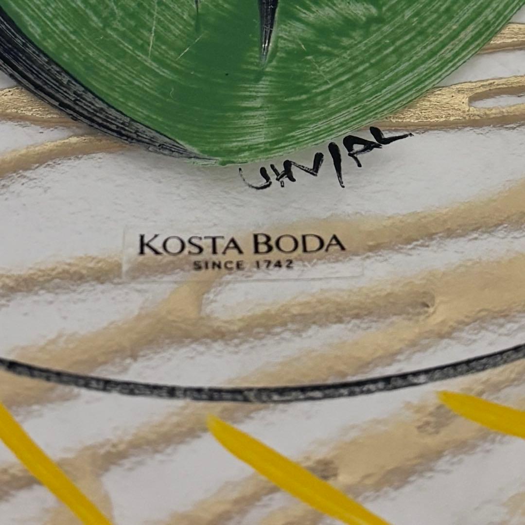 コスタボダ　ヴィンテージ　ハンドペイント　希少　２皿セット　海外にて購入