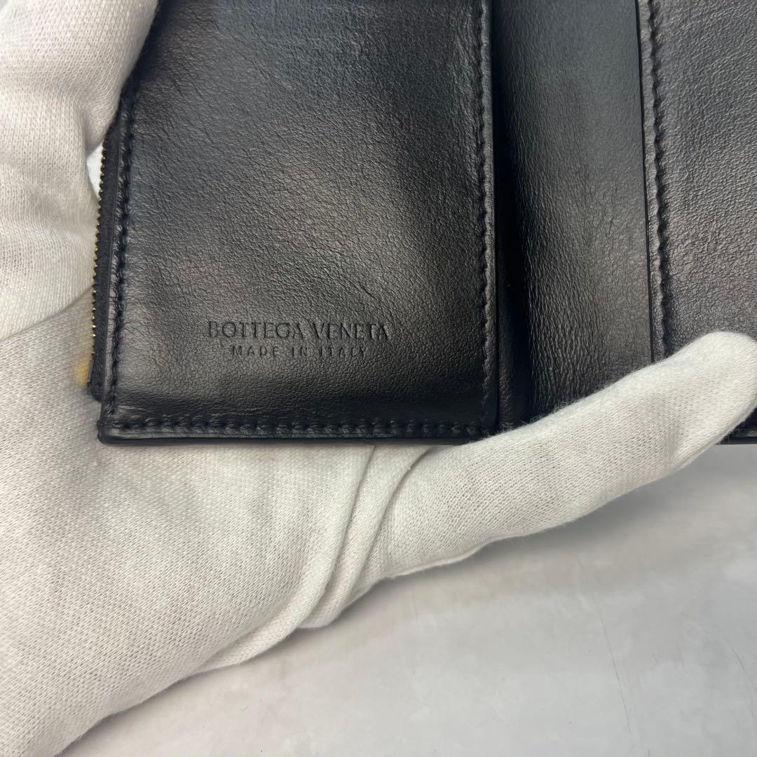 BOTTEGA VENETA 財布 ボッテガヴェネタ カセット三つ折り IC搭載