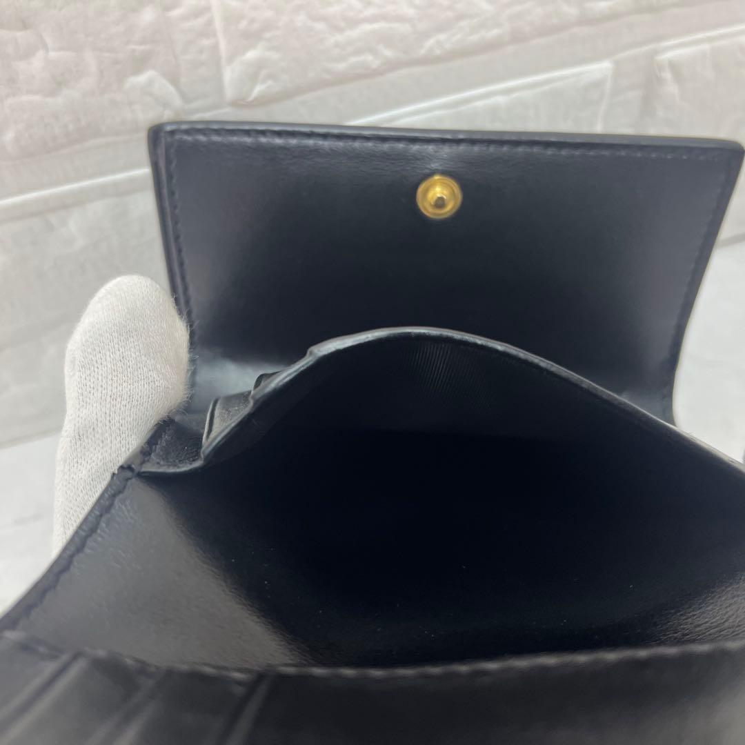 BOTTEGA VENETA 財布 ボッテガヴェネタ カセット三つ折り IC搭載