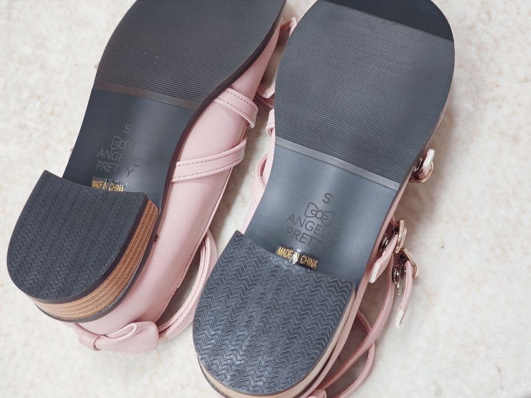 Angelic Pretty Tea Party シューズ ピンク S アンプリ