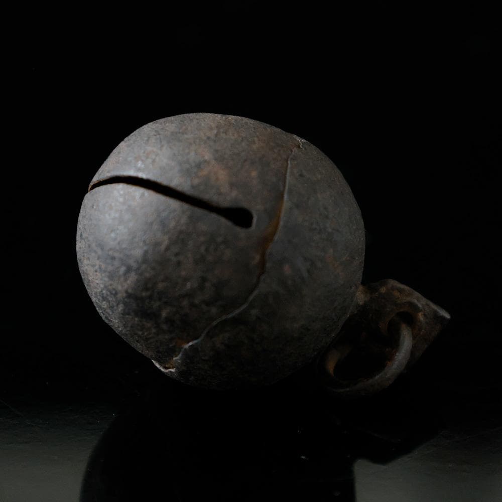 珍品 時代年代物 古鈴 鳴り物 飾り 古道具 古民具 古美術 時代箱 黄布