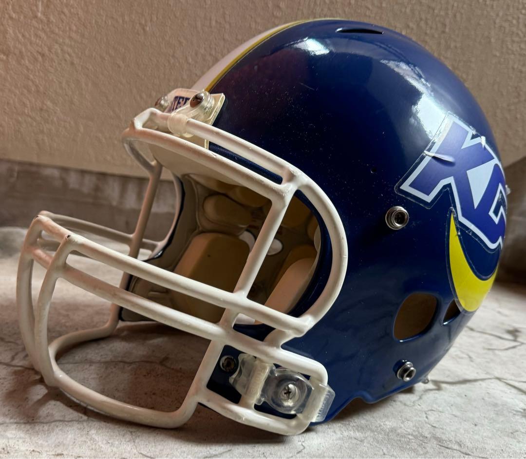 Ｗ*0様 アメフト関西学院大学Fightersファイターズ実使用試合ヘルメット