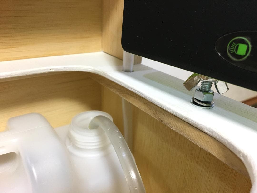 車中泊用ミニシンク、ギャレー4L（ウォーターポンプは付属しません）ブラック