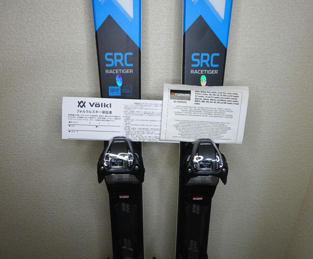 未使用 カービング VOLKL RACETIGER SRC 指導員 １級 テク