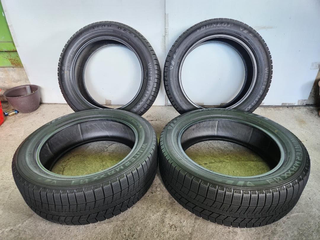 送料込☆2021年製ダンロップ タイヤ205/55R17 日本製☆4本