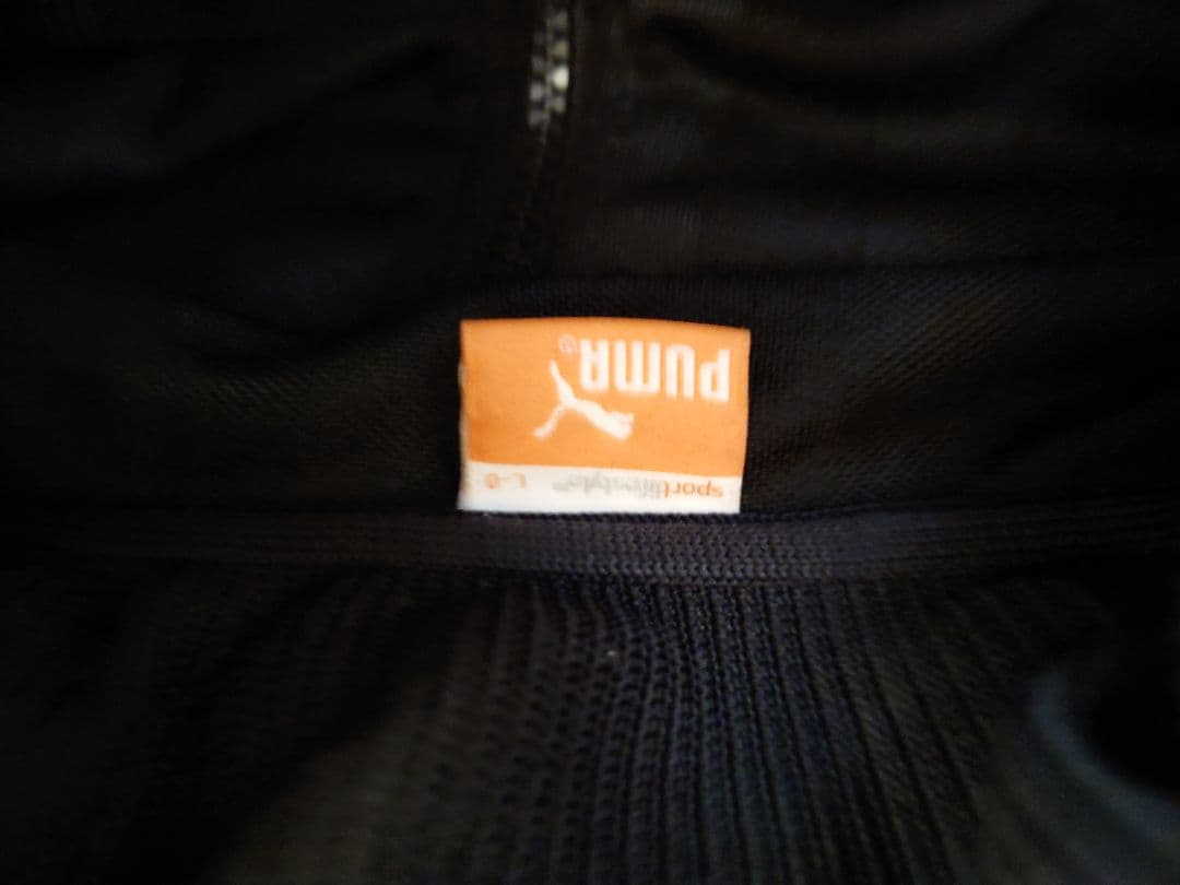 【未使用品】日本製PUMA ジャージ上下セット ブラック/レッド