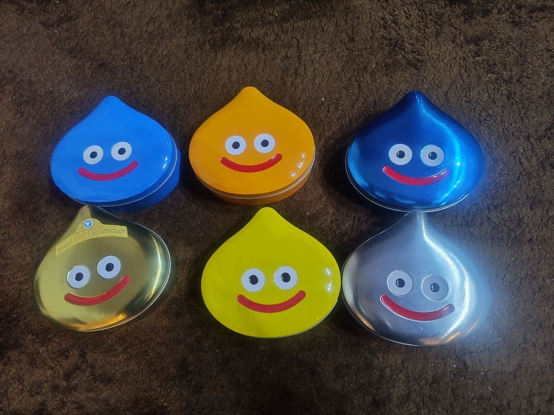 ドラゴンクエスト　スライム缶　6種セット　サブレ　35周年