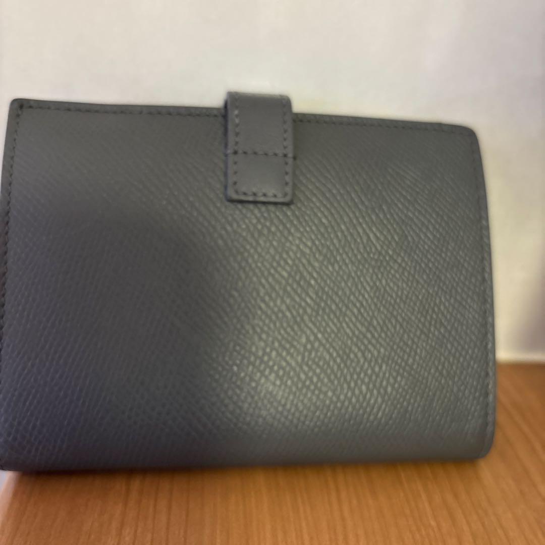 美品　CELINE グレー 二つ折り財布