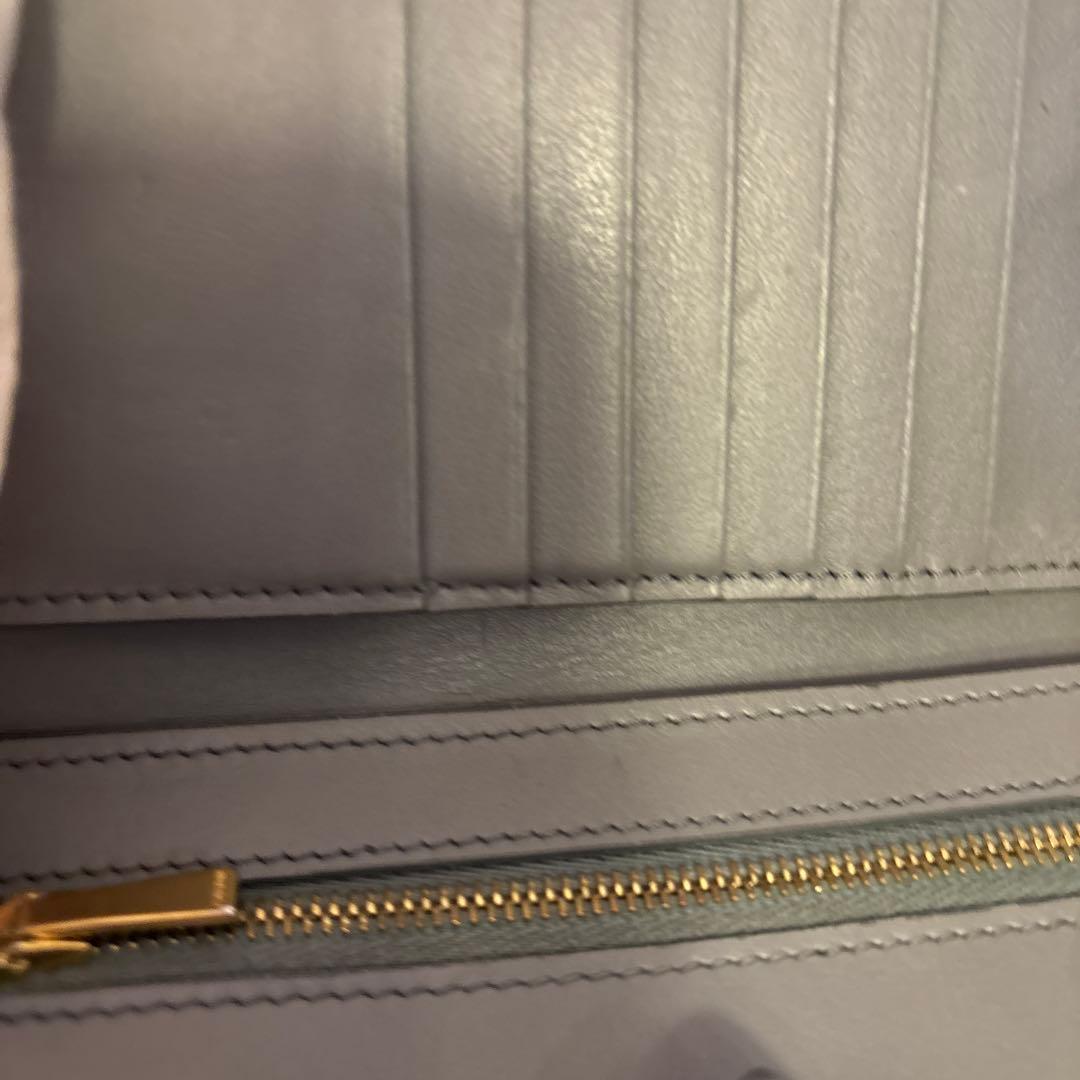美品　CELINE グレー 二つ折り財布