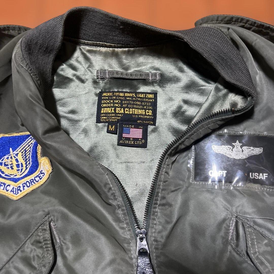 AVIREX アヴィレックス　L-2B USA製　フライトジャケット