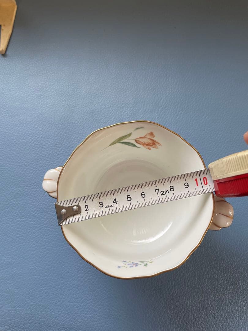 ノリタケ ダイヤモンドコレクション　メゾンフルール二人用食器セット　スープカップ