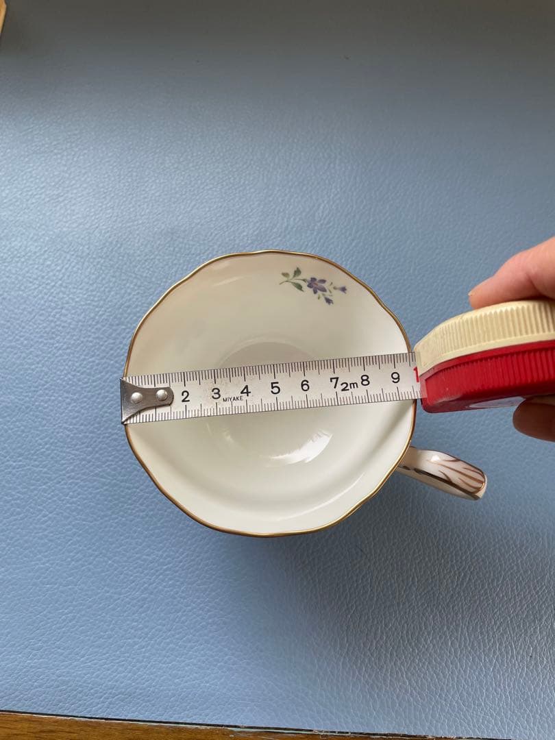 ノリタケ ダイヤモンドコレクション　メゾンフルール二人用食器セット　スープカップ