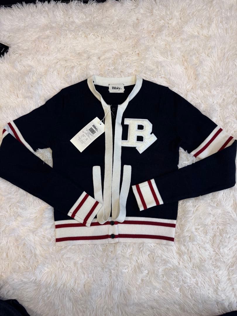 トップス Bibiy B. CLUB TIE CARDIGAN