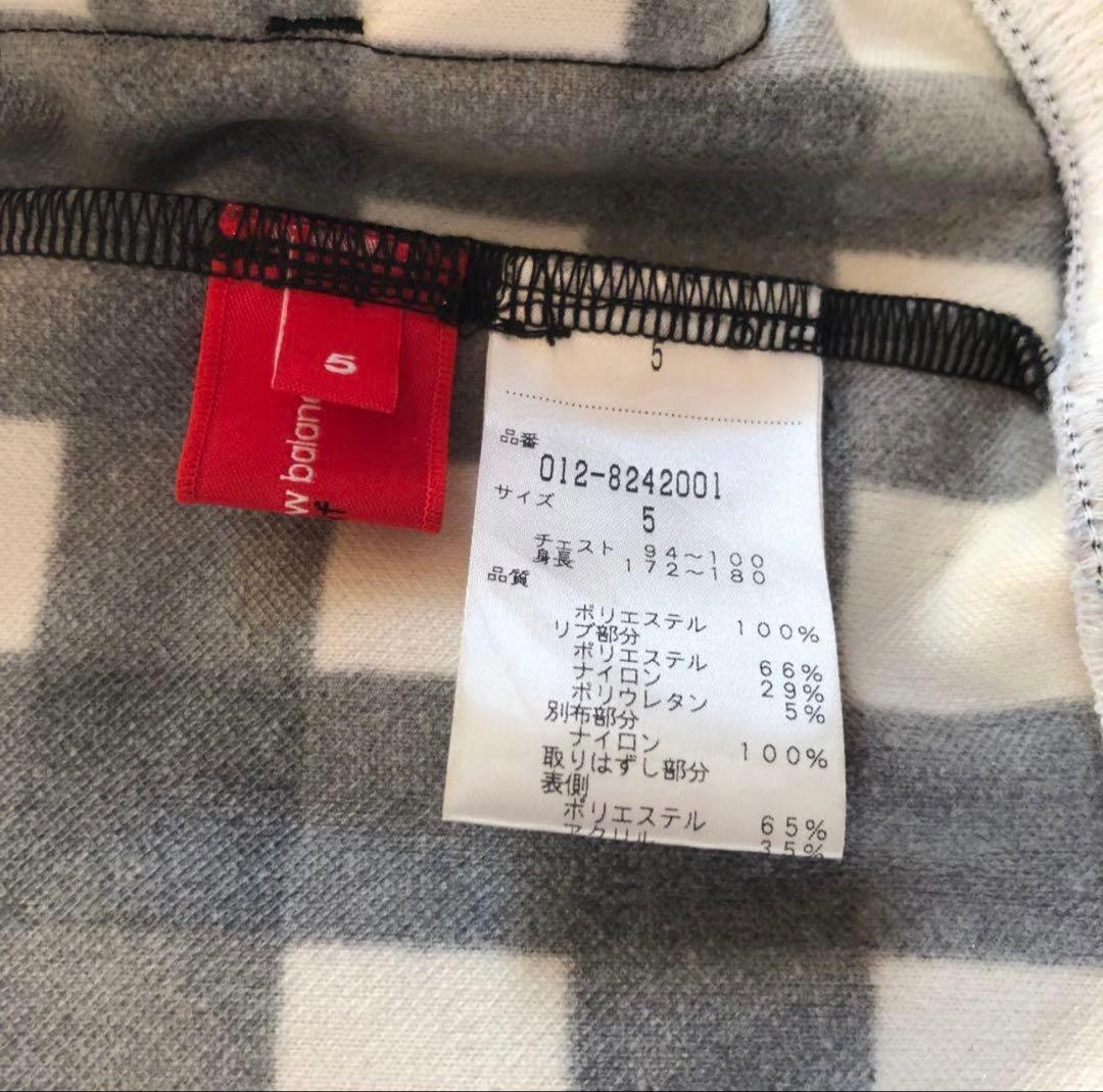 New Balance Golf バッファローチェック フリースブルゾン