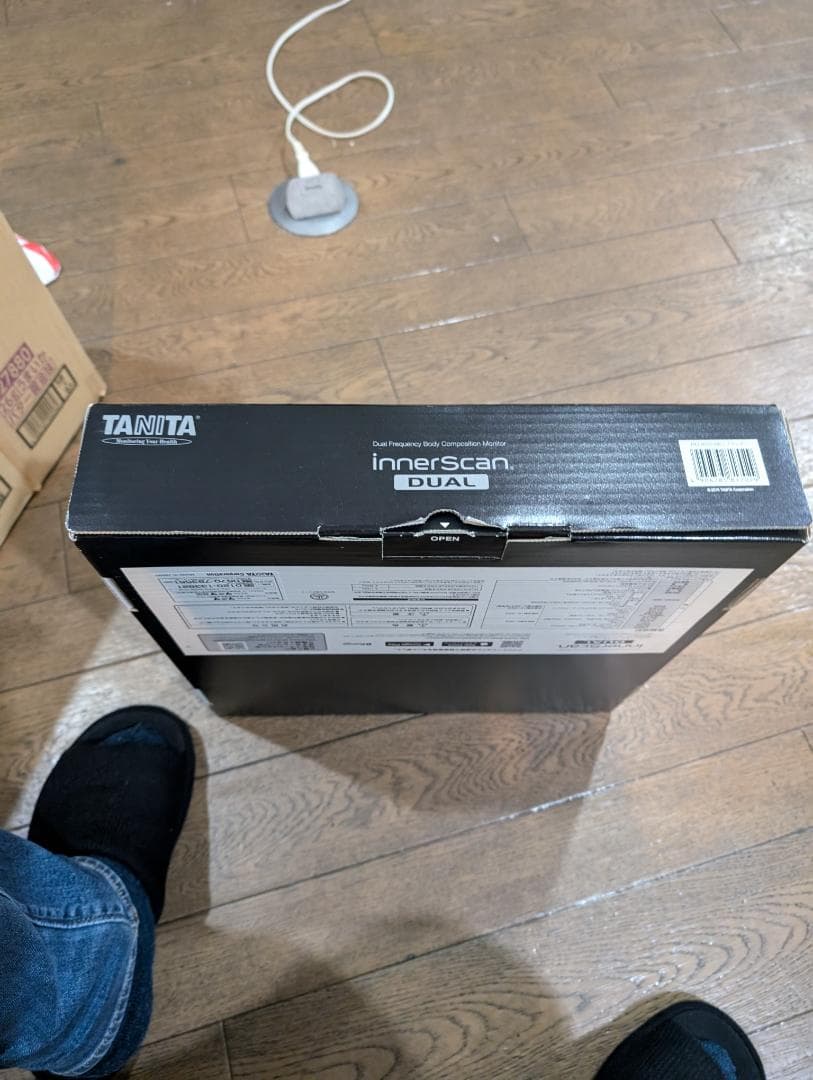 は*な様 タニタ デュアルタイプ 体組成計 体重計 スマホ連動 RD-800-B