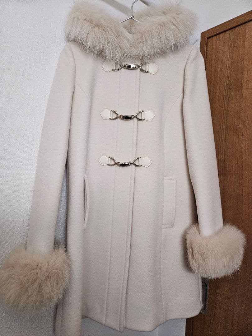 【最終値下げ】アプワイザーリッシェ　ダッフル　コート　天然毛ファー【美品】