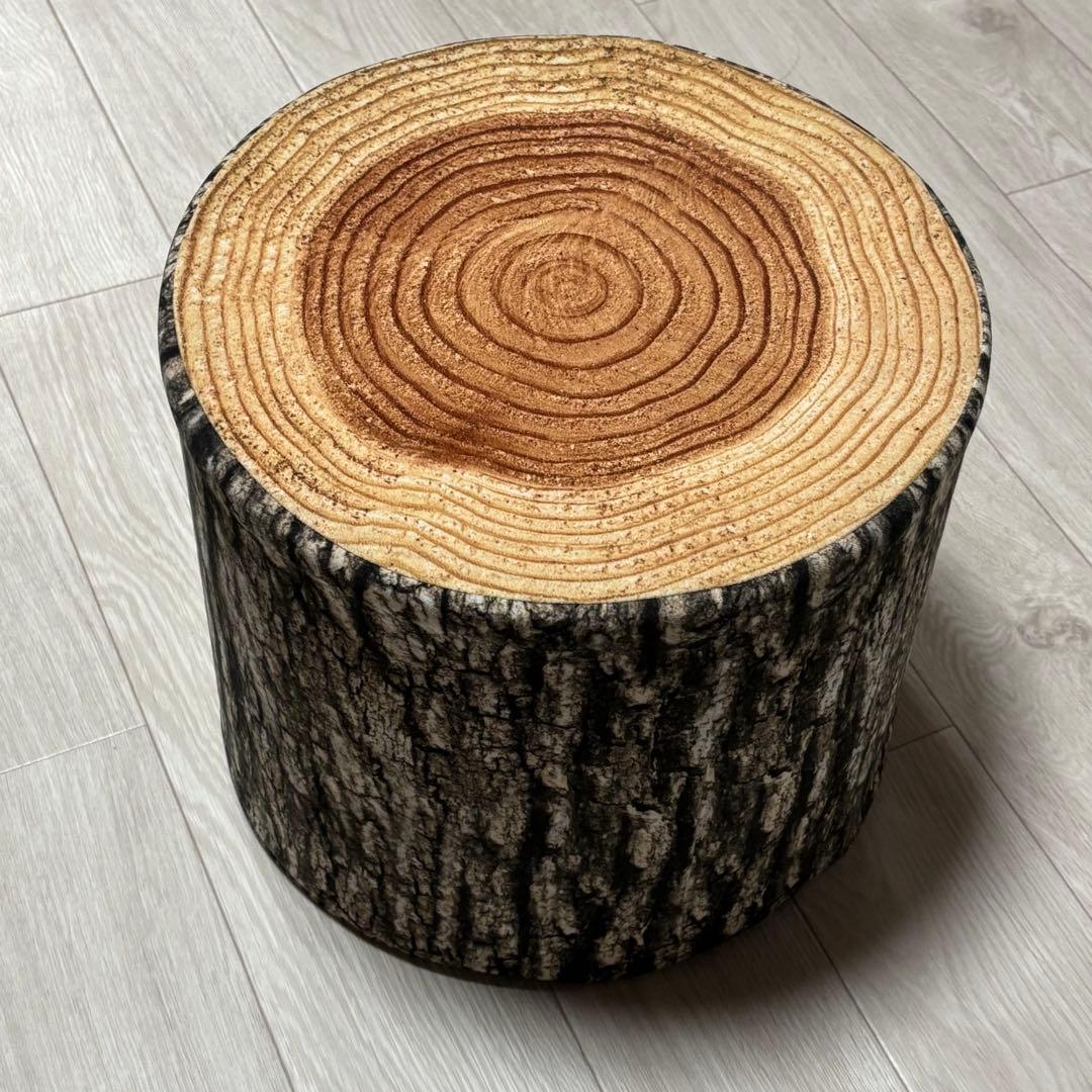 【廃盤・レア】ニトリ 切り株スツール　ハイスツール