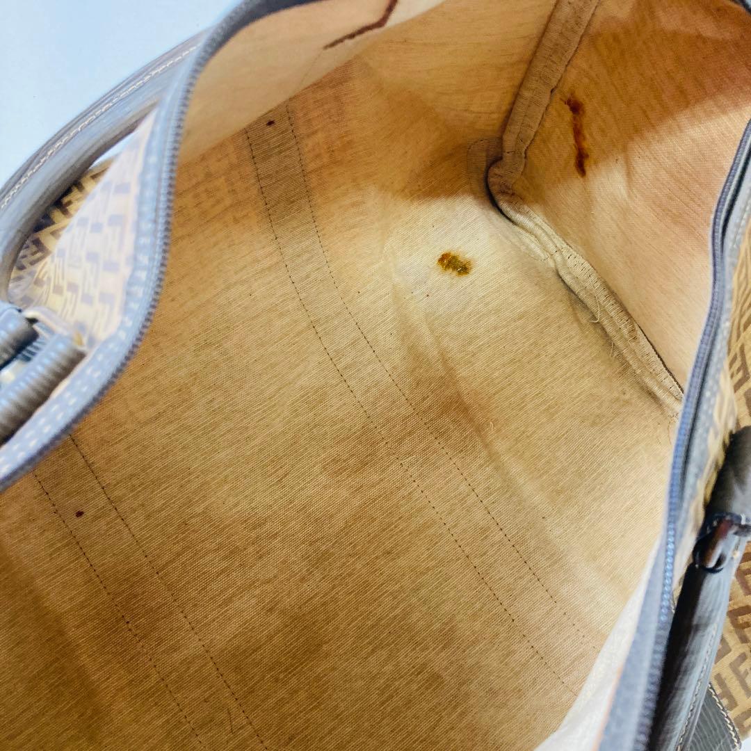 FENDI ズッキーノ 総柄 ボストンバッグ