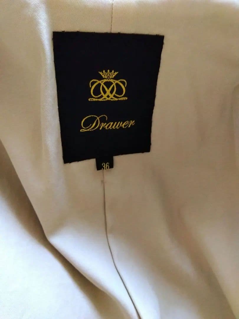 drawer ドゥロワーコート　ベージュ