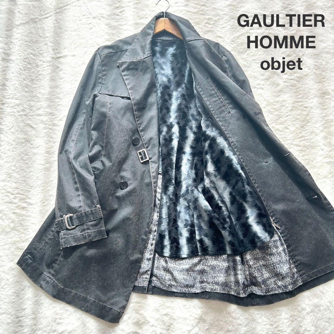 【希少】GAULTIER HOMME OBJET トレンチコート ライナー 48