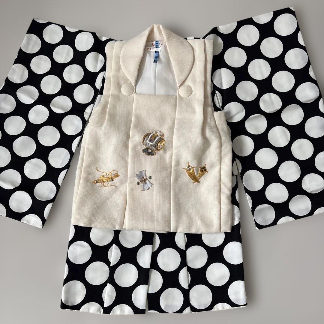 花わらべ　被布セット　七五三　男の子　ヒフ　3歳　着物　お正月