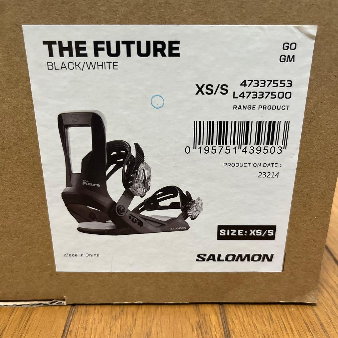 新品未使用 サロモン フューチャー キッズビンディング XS/S