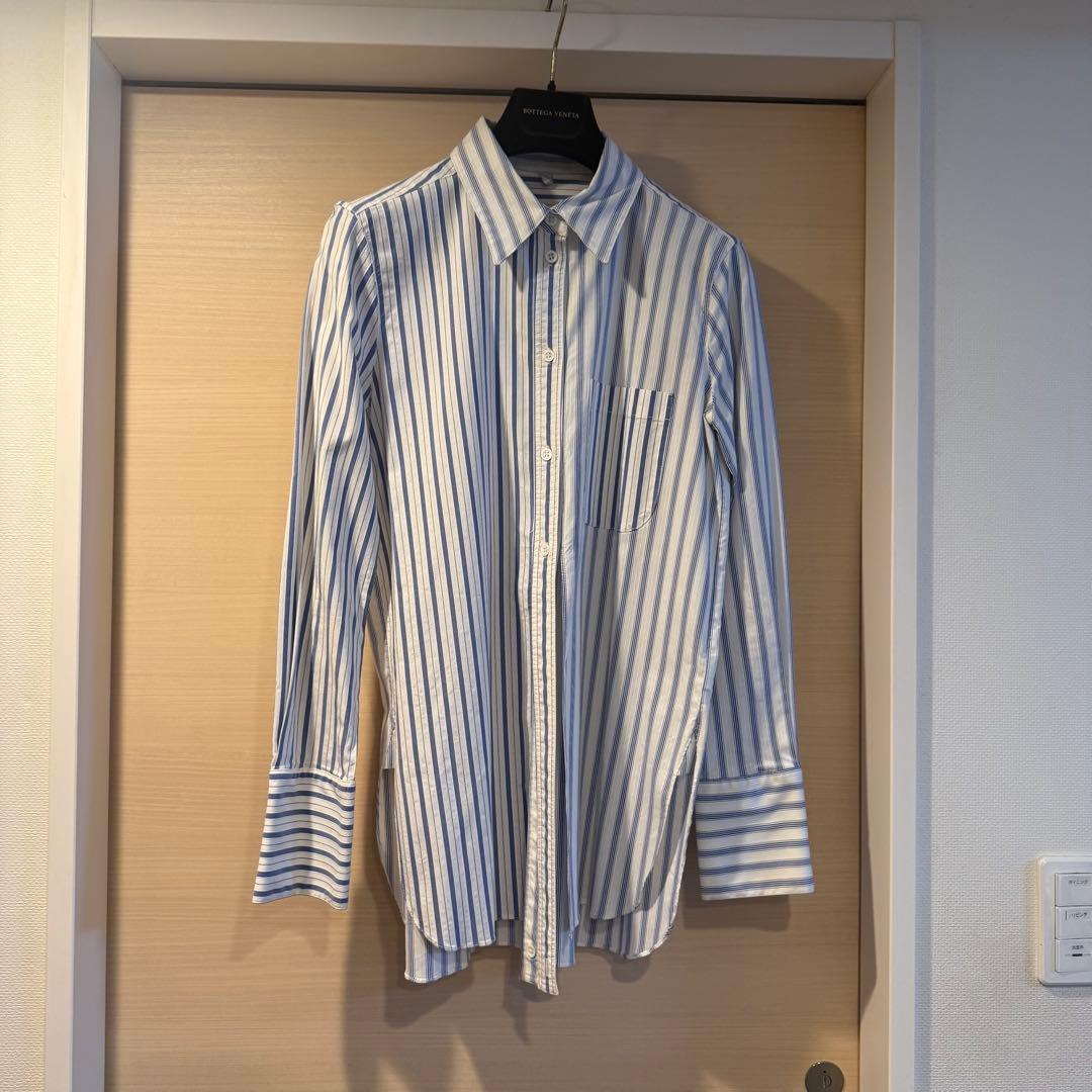 マ*ク様 PETER DO 2021SS ストライプシャツ　サイズ38