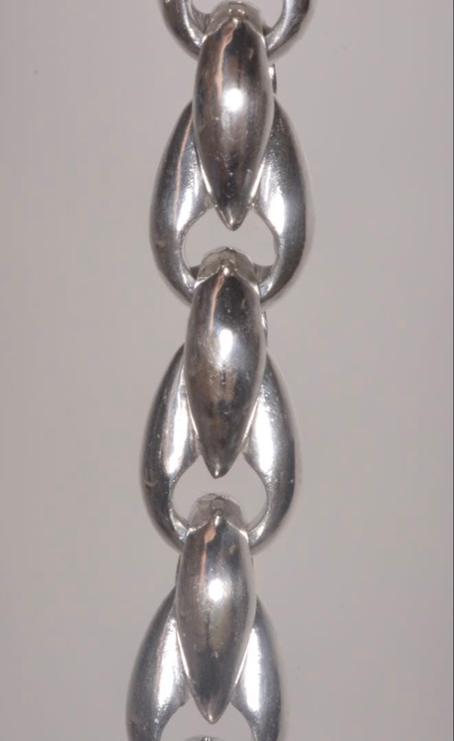 RESHEM SILVER 10mm シルバーブレスレット　ロジウムメッキ加工