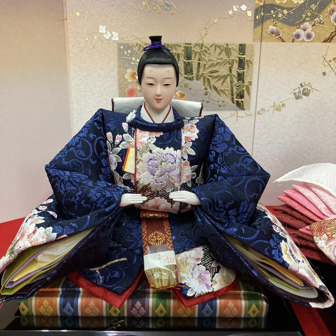 G5 豪華でお洒落な衣装　大三五親王のみ　雛人形　人形のみ　親王飾り　雛飾り
