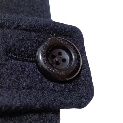 【極美品】クレストブリッジ ダッフルコート ゴールド金具 ダークネイビー 38