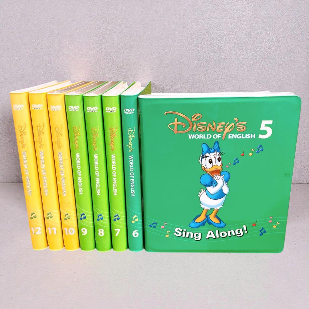 新品あり シングアロング DVD 8枚 新子役　ディズニー英語システム　DWE