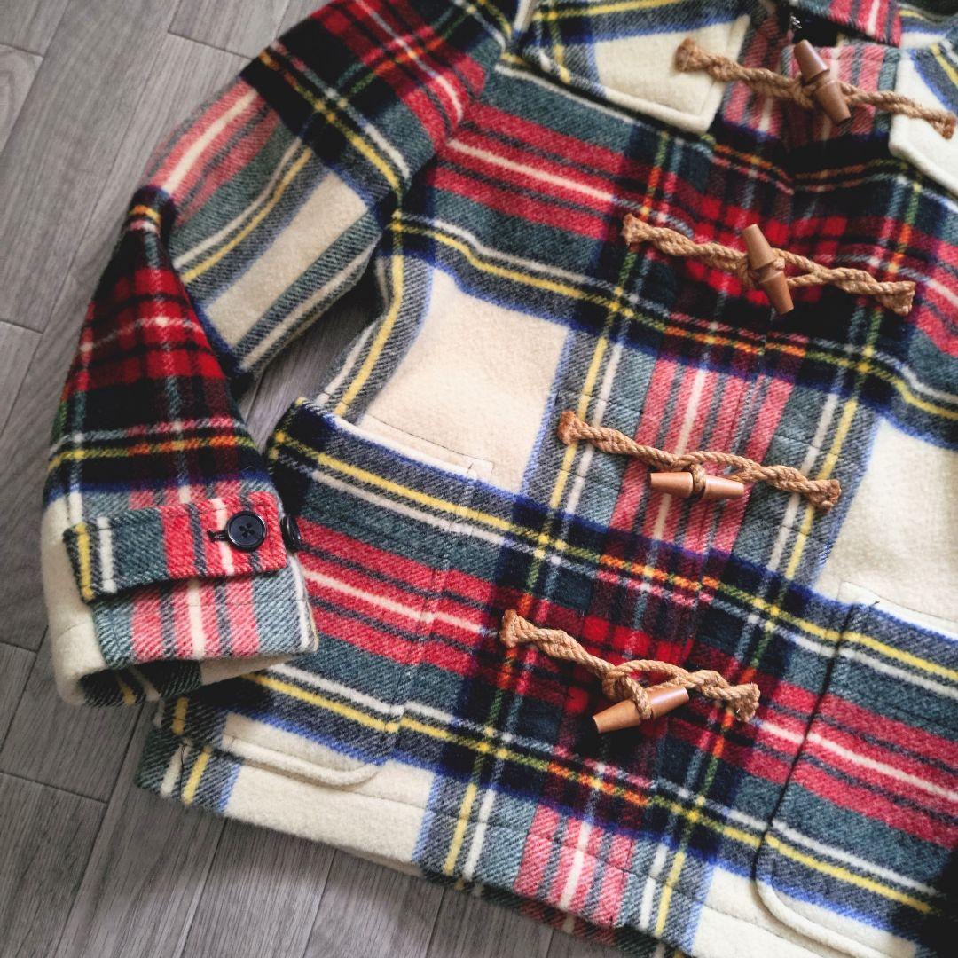 美品 Polo Ralph Lauren チェック ダッフルコート 160 XL