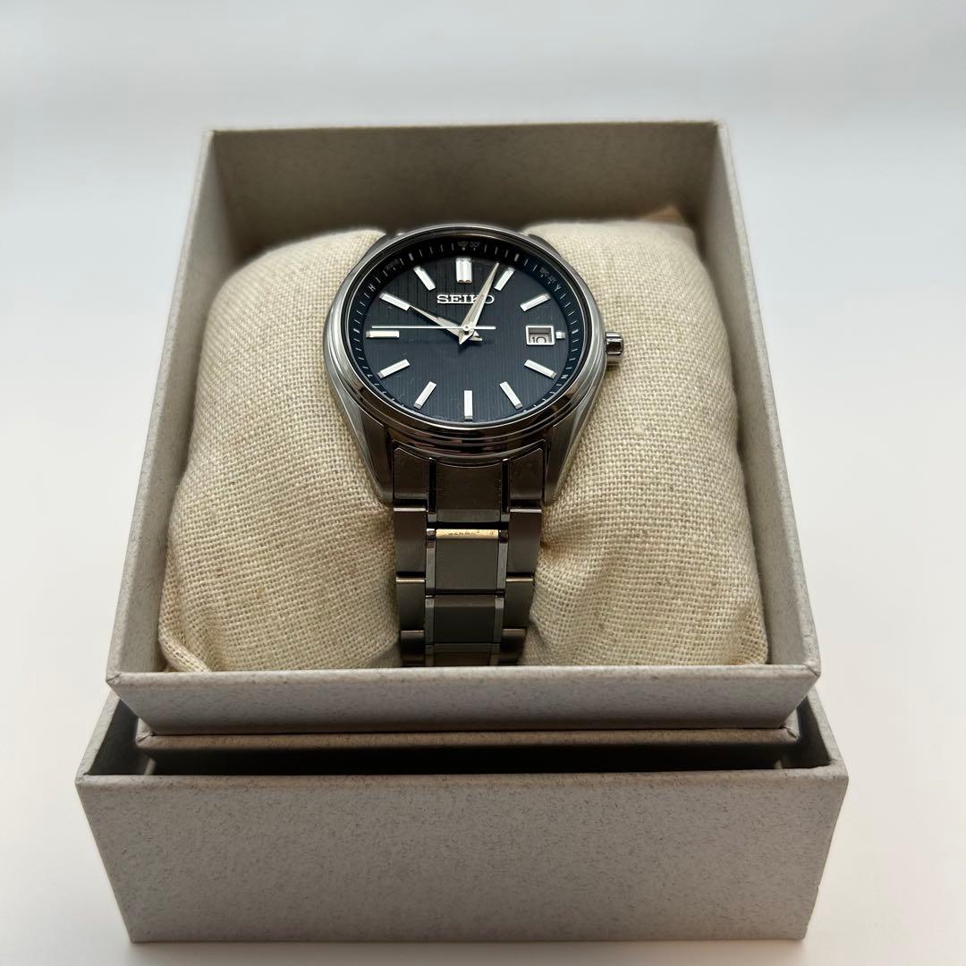 美品　SEIKO 腕時計　文字盤黒　7B72-0AG0 SBTM341