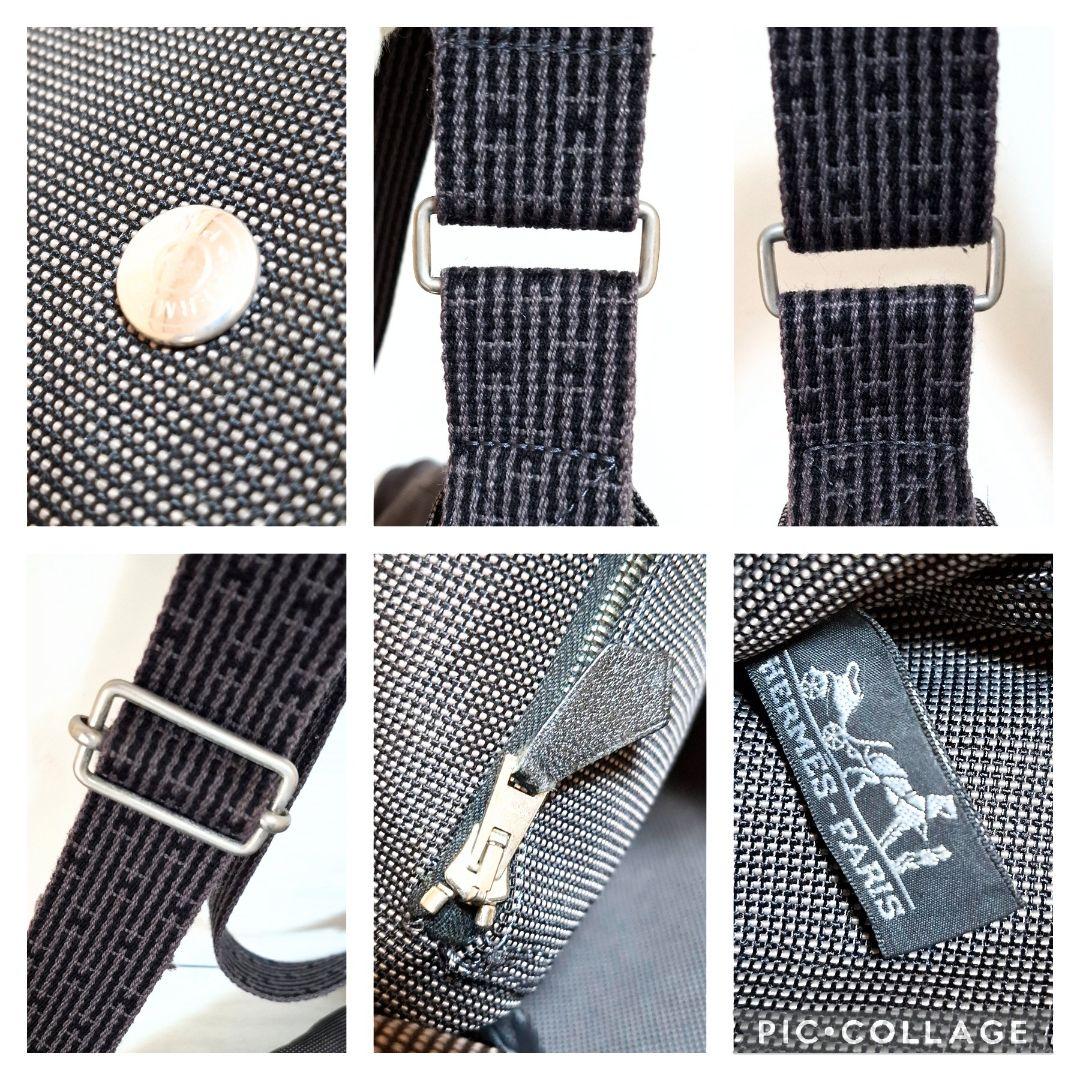 ⛄極美品⛄エルメスエールラインバサスMMメッセンジャーショルダーバッグ #830