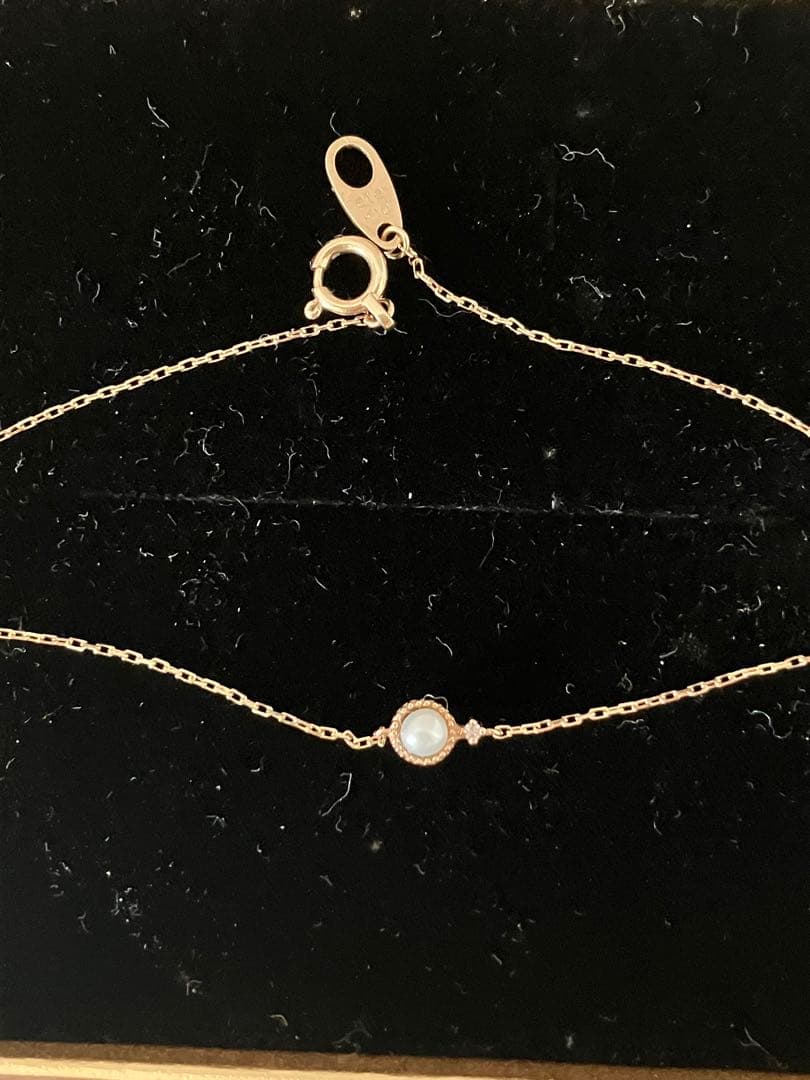 ete k10 ブレスレット　パール　ダイヤモンド