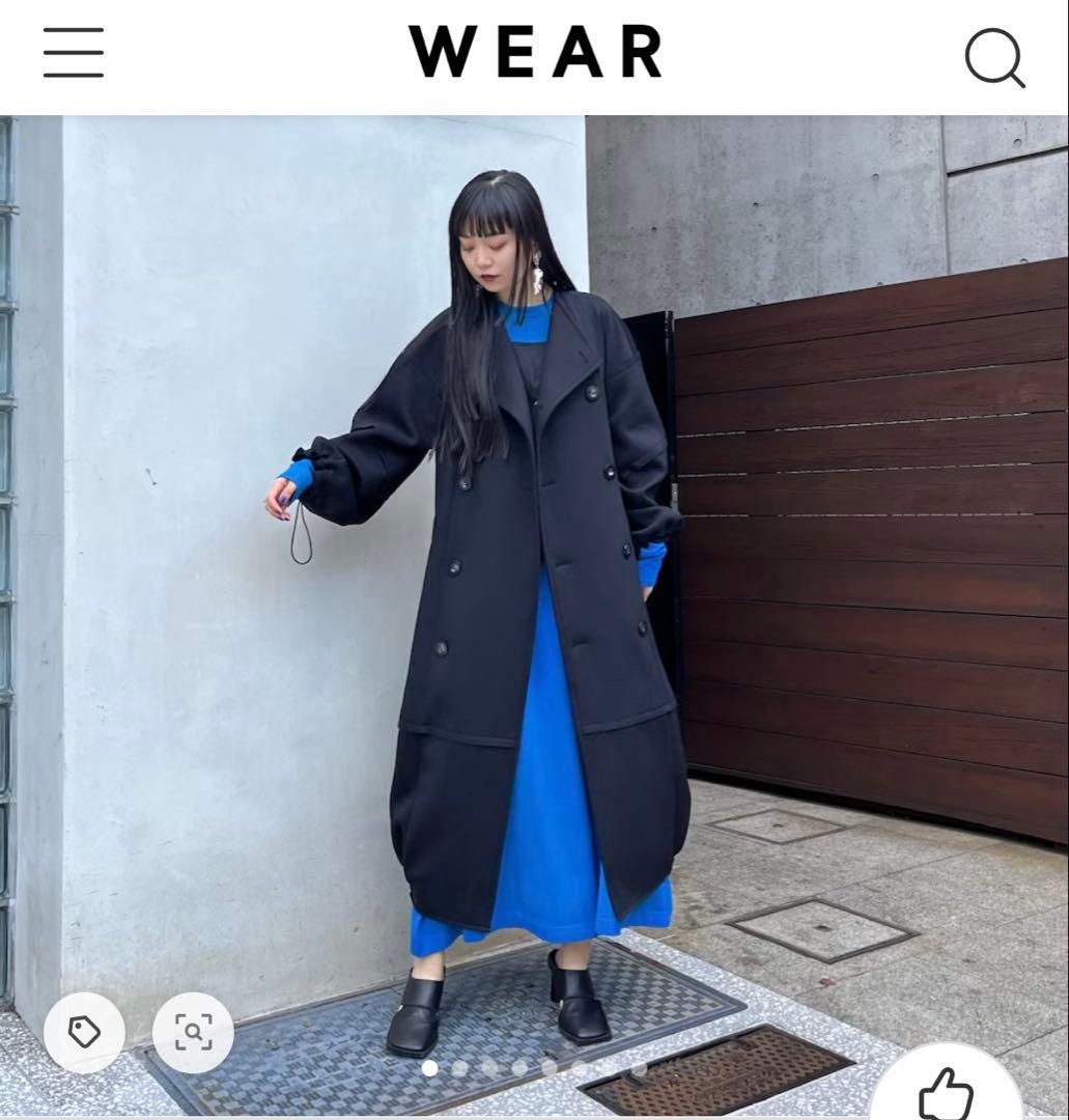 un3dアンスリードコクーンカットコート36新品未使用