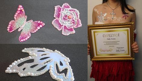 ≪商材≫お得過ぎる！超豪華 『3Dボディジュエル／５０色開業キット』ジュエリー