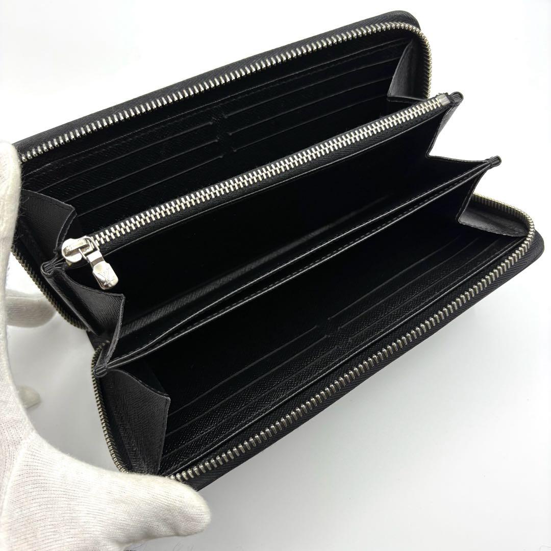 【新型】 ルイヴィトン ジッピーウォレット エピ ラウンドファスナー 長財布 黒