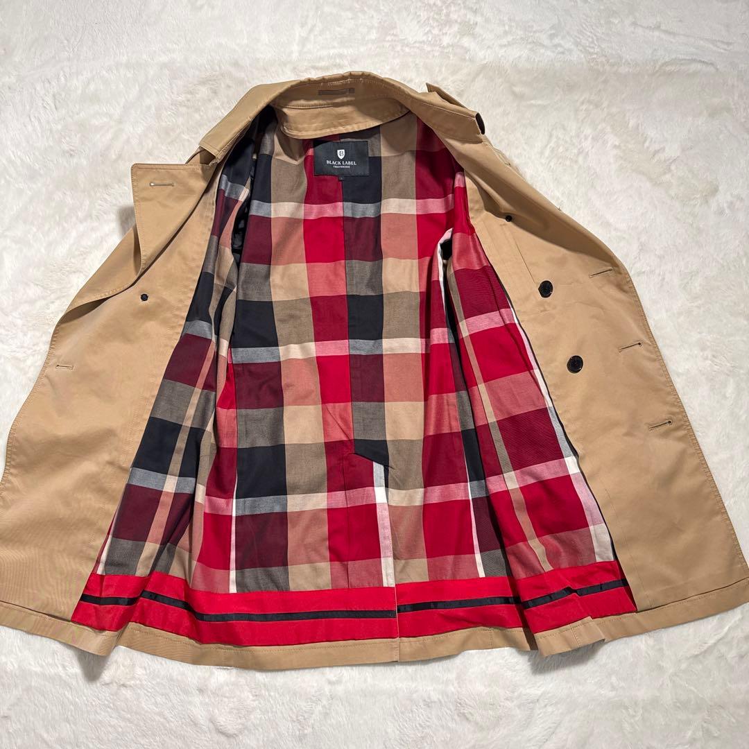 美品✨　ブラックレーベルクレストブリッジ　トレンチコート　綿　ライナー　2WAY
